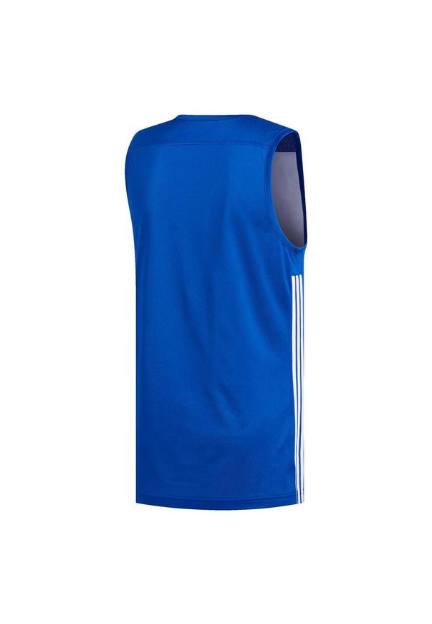 Adidas - 3G Speed Reversible Jersey. Kolor: zielony, biały, niebieski, wielokolorowy. Materiał: poliester, jersey