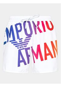 Emporio Armani Underwear Szorty kąpielowe 211740 3R424 93610 Biały Regular Fit. Kolor: biały. Materiał: syntetyk #4