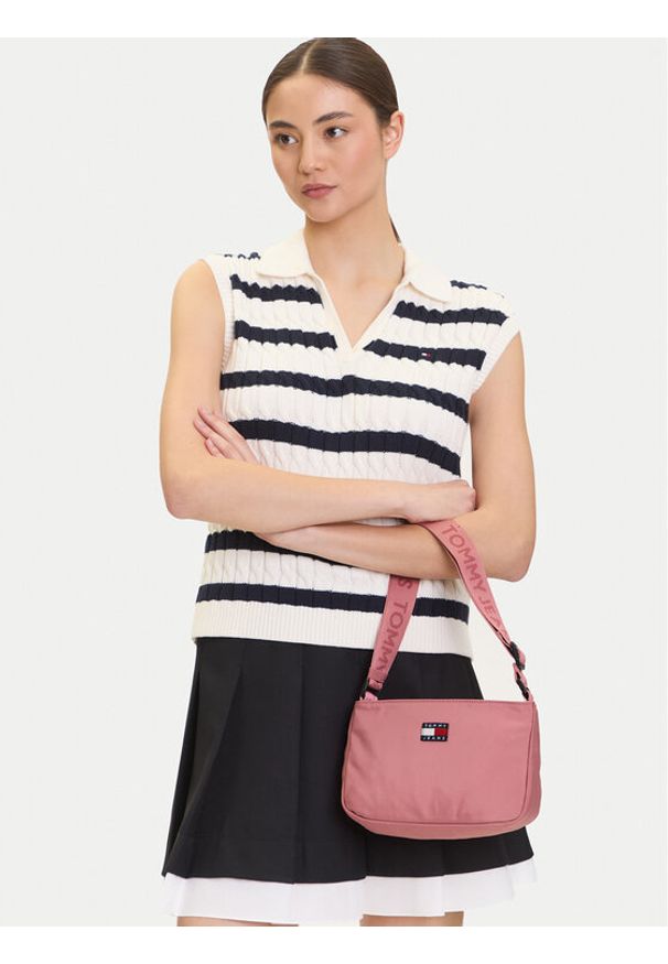 Tommy Jeans Torebka Tjw Daily Shoulder Bag AW0AW17544 Różowy. Kolor: różowy
