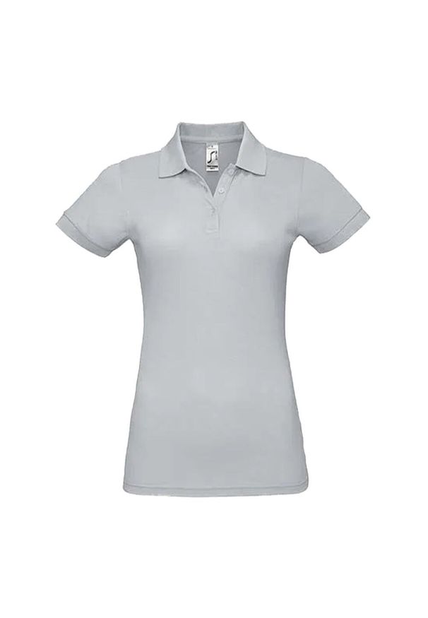 SOL'S - Damska Koszulka Polo Prime. Typ kołnierza: polo. Kolor: wielokolorowy, niebieski, szary