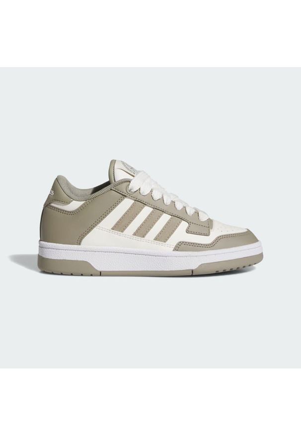 Adidas - Buty Rapid Court Low. Wysokość cholewki: przed kostkę. Kolor: biały, wielokolorowy, szary