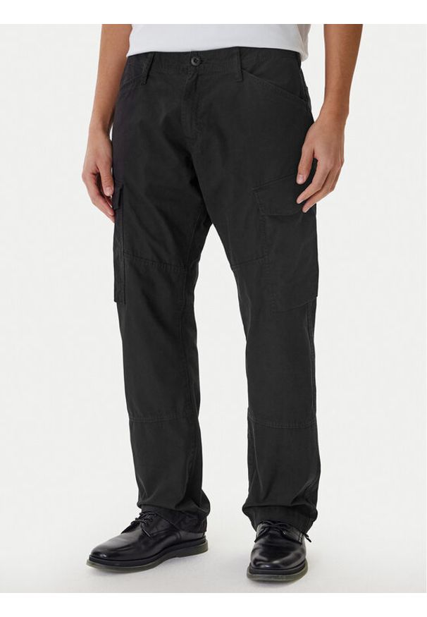 G-Star RAW - G-Star Raw Spodnie materiałowe D28376-D388 Czarny Regular Fit. Kolor: czarny. Materiał: bawełna