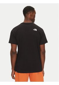 The North Face T-Shirt Fine NF0A8A6M Czarny Regular Fit. Kolor: czarny. Materiał: bawełna #4