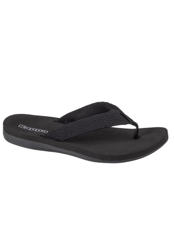 Japonki damskie Kappa 242668GC1116. Kolor: czarny. Materiał: tkanina, materiał, syntetyk