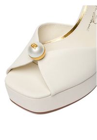 Gino Rossi - GINO ROSSI Sandały CEO-ROSE-LT2092-2 Biały. Kolor: biały. Materiał: skóra #4