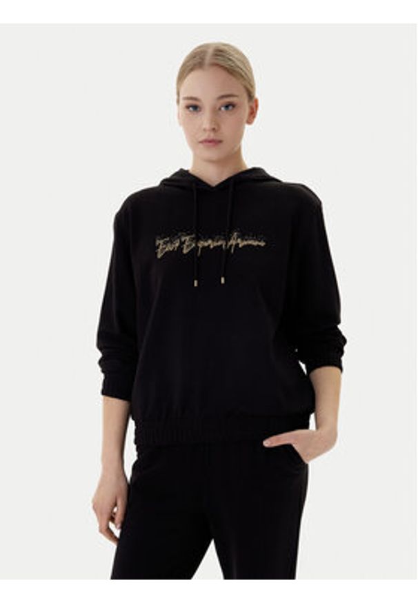 EA7 Emporio Armani Dres 7W000990 AF12502 UC001 Czarny Regular Fit. Kolor: czarny. Materiał: bawełna