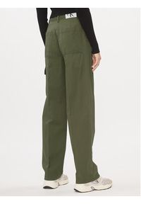 Calvin Klein Jeans Spodnie materiałowe J20J221297 Zielony Straight Fit. Kolor: zielony. Materiał: bawełna #3