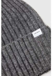 Les Deux czapka z domieszką wełny kolor szary. Kolor: szary. Materiał: wełna #2