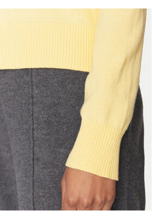 2NDDAY Sweter Lance 2252340408 Żółty Regular Fit. Kolor: żółty. Materiał: bawełna