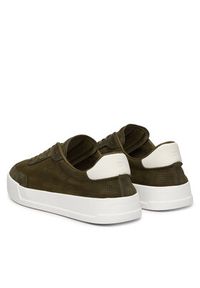 TOMMY HILFIGER - Tommy Hilfiger Sneakersy Th Court Best FM0FM05821 Zielony. Kolor: zielony. Materiał: skóra, nubuk #4