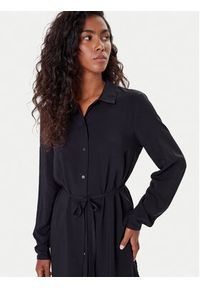 only - ONLY Sukienka koszulowa Nova 15241890 Czarny Regular Fit. Kolor: czarny. Materiał: wiskoza. Typ sukienki: koszulowe #2