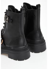 Pinko - Trapery damskie skórzane Mia 19 PINKO. Materiał: skóra #5