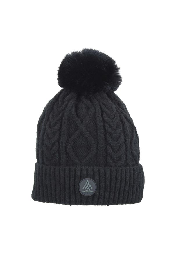 PEAK MOUNTAIN - Czapka Peak Mountain Montchat. Kolor: czarny. Sezon: zima. Styl: sportowy