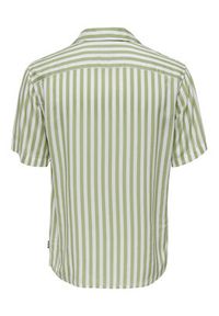 Only & Sons Koszula 22013267 Zielony Regular Fit. Kolor: zielony. Materiał: wiskoza #3