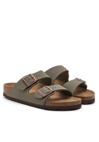 Birkenstock Klapki Arizona Bs 0151213 Szary. Kolor: szary. Materiał: skóra