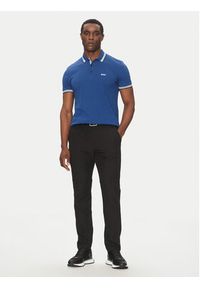 BOSS Polo Paddy 50469055 Niebieski Regular Fit. Typ kołnierza: polo. Kolor: niebieski. Materiał: bawełna #3