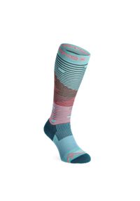 ORTOVOX - Skarpety damskie merino Ortovox All Mountain Long Socks. Kolor: niebieski