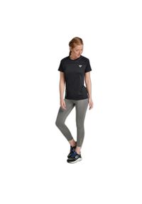 Damskie legginsy 3/4 top Hummel GG-12. Kolor: szary. Materiał: jersey, materiał. Wzór: nadruk, jodełka. Sport: fitness #2