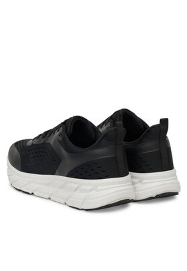 Leaf Sneakersy LHAKK301R Czarny. Kolor: czarny. Materiał: materiał