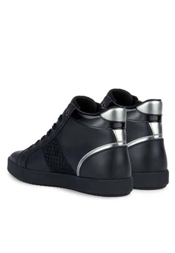 Geox Sneakersy D Blomiee D366HD 054BS C9999 Czarny. Kolor: czarny. Materiał: zamsz, skóra
