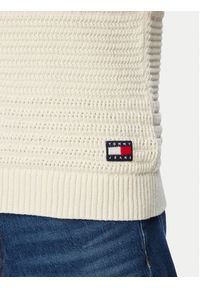 Tommy Jeans Koszula Crochet DM0DM23373 Beżowy jasny Regular Fit. Kolor: beżowy. Materiał: syntetyk #4