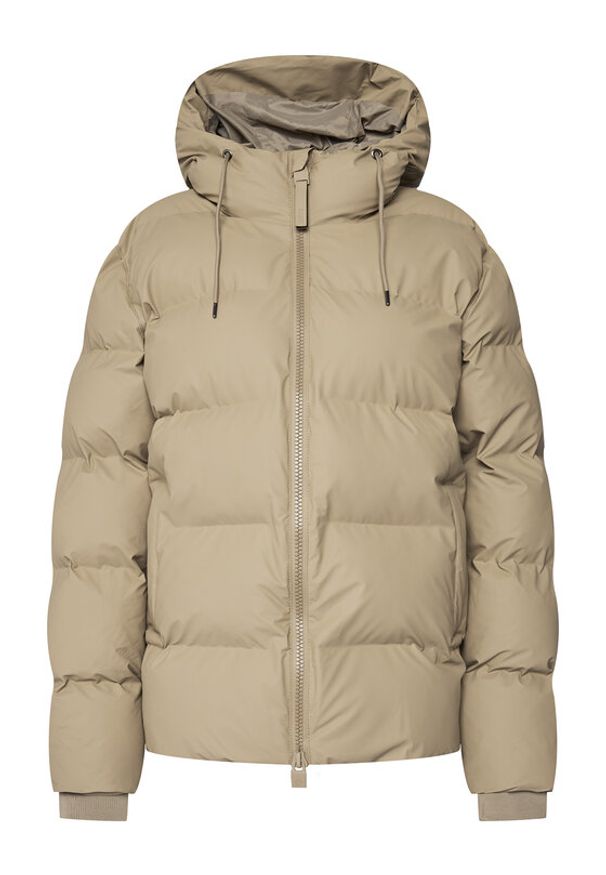 Rains Kurtka zimowa Unisex 15120 Beżowy Regular Fit. Kolor: beżowy. Materiał: syntetyk. Sezon: zima