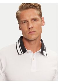 Guess Polo M4BP66 J1314 Biały Slim Fit. Typ kołnierza: polo. Kolor: biały. Materiał: bawełna #3