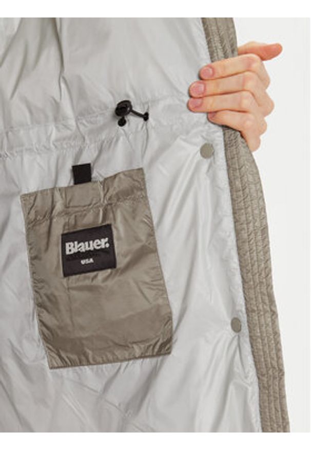 Blauer Kurtka puchowa 24WBLDB03558 Beżowy Regular Fit. Kolor: beżowy. Materiał: syntetyk
