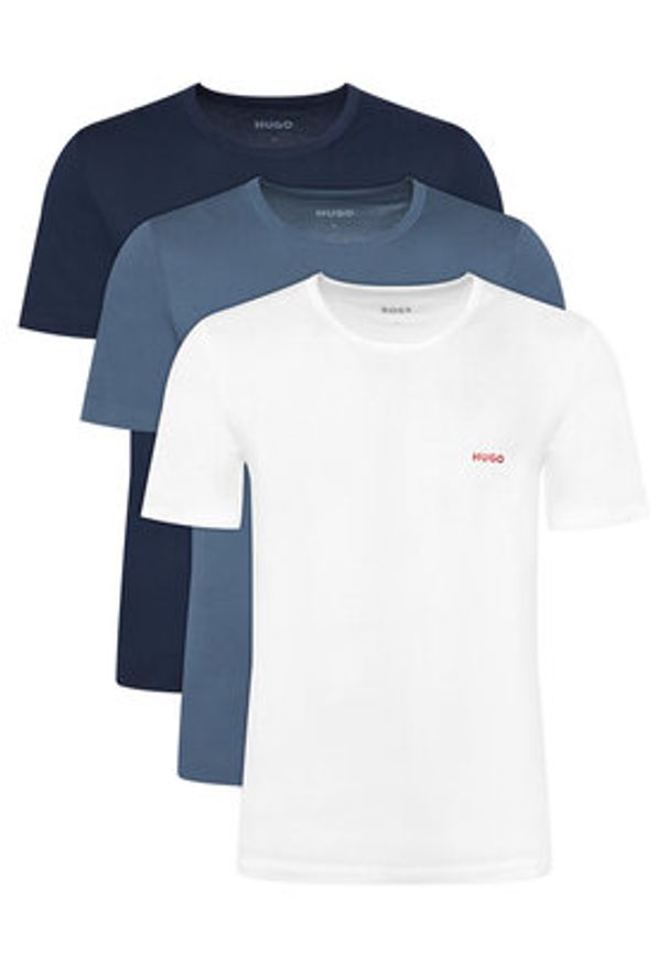 Hugo - HUGO Komplet t-shirtów 50532811 Kolorowy Regular Fit. Materiał: bawełna. Wzór: kolorowy