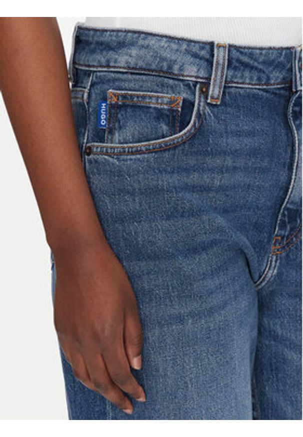 Hugo - HUGO Jeansy Elyah 50520615 Niebieski Regular Fit. Kolor: niebieski