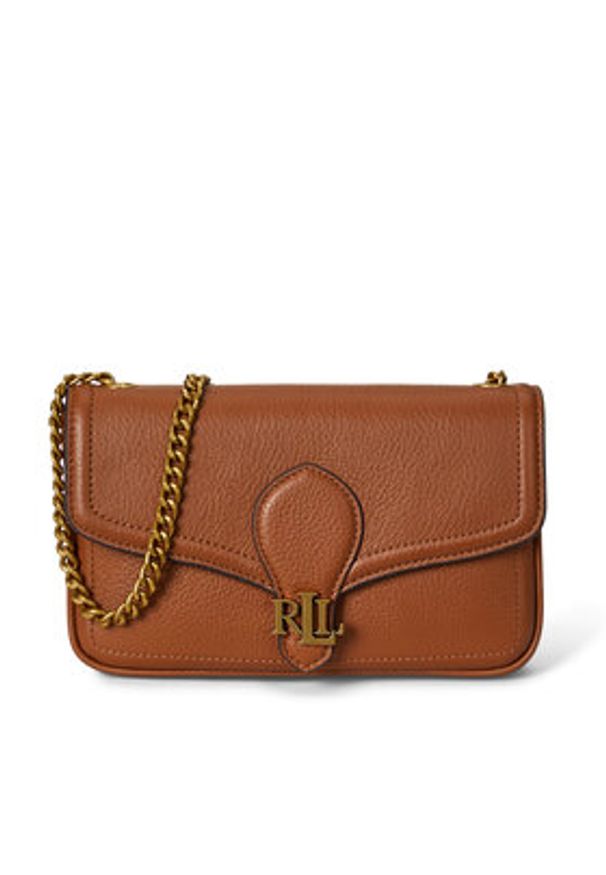 Lauren Ralph Lauren - LAUREN RALPH LAUREN Torebka 432977374002 Brązowy. Kolor: brązowy. Materiał: skórzane