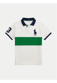 Polo Ralph Lauren Polo 710969619001 Biały Custom Slim Fit. Typ kołnierza: polo. Kolor: biały. Materiał: bawełna #4