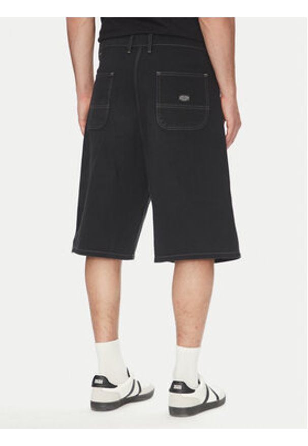 Jack & Jones Szorty materiałowe Owen 12278222 Czarny Baggy Fit. Kolor: czarny. Materiał: bawełna