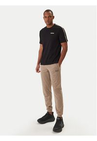 EA7 Emporio Armani T-Shirt 7M001476 AF10375 Czarny Regular Fit. Kolor: czarny. Materiał: bawełna #4