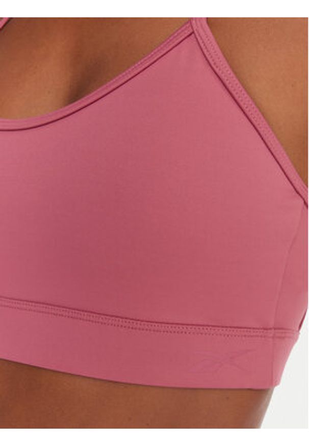 Reebok Biustonosz sportowy RK25182CCW Różowy. Kolor: różowy. Materiał: syntetyk