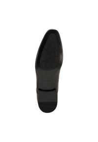 Wittchen - Męskie buty derby skórzane proste czarne. Okazja: do pracy. Kolor: czarny. Materiał: skóra. Wzór: aplikacja, gładki. Styl: elegancki #8