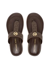 MICHAEL Michael Kors Japonki Koya Flip Flap 40R6KOFA2B Brązowy. Kolor: brązowy. Materiał: skóra #1
