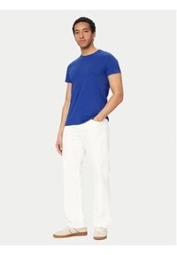 Tommy Jeans T-Shirt DM0DM04411 Niebieski Slim Fit. Kolor: niebieski. Materiał: bawełna #2