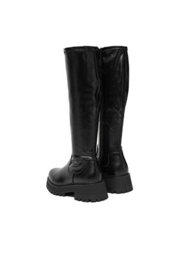 DeeZee Kozaki KX2212803 Czarny. Kolor: czarny. Materiał: syntetyk, materiał