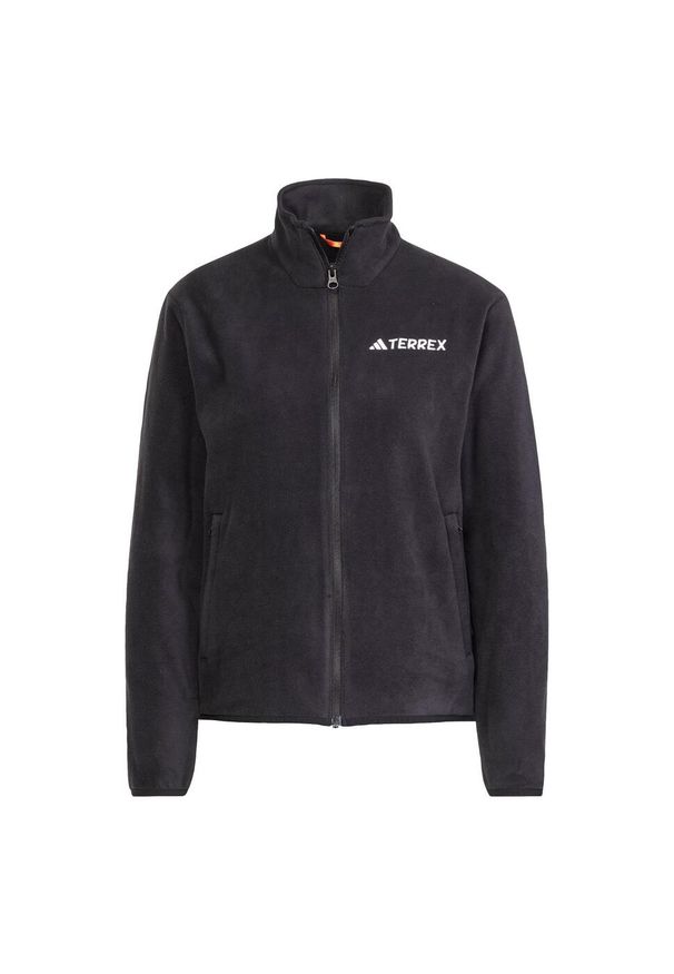 Adidas - Kurtka Multi Essentials Full-Zip Fleece. Kolor: czarny. Materiał: polar, materiał