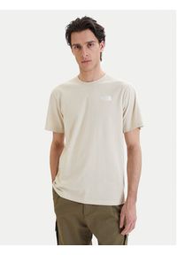 The North Face T-Shirt NSE Box NF0A8GV2 Beżowy Regular Fit. Kolor: beżowy. Materiał: syntetyk #5