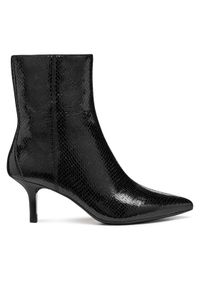 Geox Botki D Kleopy D56YBB 000KY C9999 Czarny. Kolor: czarny. Materiał: skóra