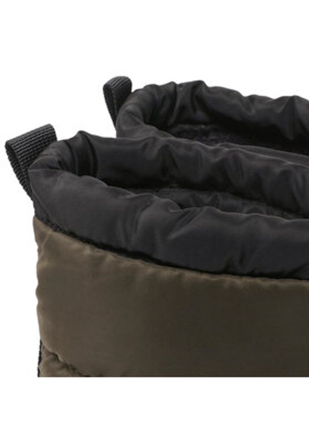 Jenny Fairy Śniegowce H17125Y-1 Khaki. Kolor: brązowy. Materiał: materiał