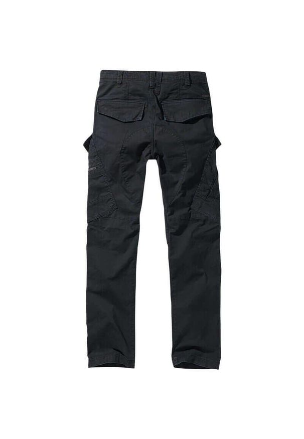 Spodnie bushcraft męskie Brandit Slim Fit Adven Czarne. Kolor: czarny. Sport: outdoor