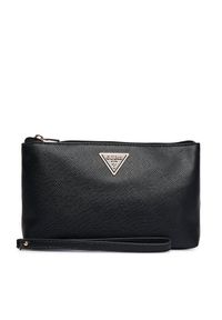 Guess Kosmetyczka Laurel II Slg SWZG74 59145 Czarny. Kolor: czarny. Materiał: skóra