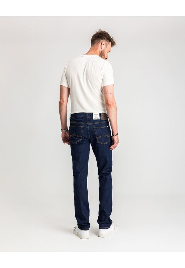 Męskie Spodnie Jeansowe Mustang Style Tramper Straight Denim Blue 1017121 5000 901