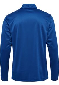 Hummel - Bluza hmlESSENTIAL HALF-ZIP. Kolor: niebieski