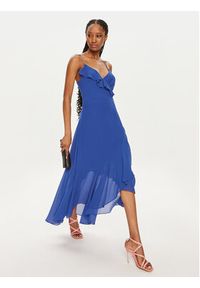 Morgan Sukienka letnia 241-RDOLY Niebieski Regular Fit. Kolor: niebieski. Materiał: syntetyk. Sezon: lato