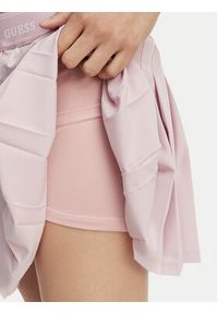 Guess Spódnica plisowana V6GD11 W1802 Różowy jasny Regular Fit. Kolor: różowy. Materiał: syntetyk #3