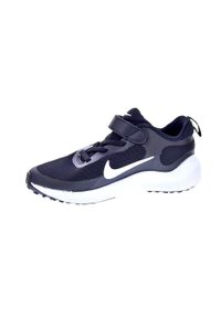 Buty do biegania dla dzieci Nike 003 Revolution 7 Psv. Zapięcie: rzepy. Kolor: czarny. Materiał: syntetyk, tkanina, materiał. Szerokość cholewki: normalna. Model: Nike Revolution. Sport: turystyka piesza